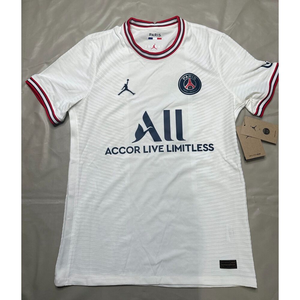 Nike Jordan PSG ADV Paris Saint-Germain Soccer Jersey DH7467-101 Men's Medium